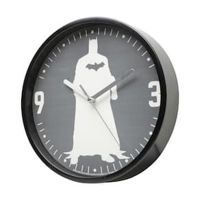 Relógio de Parede Batman 22,5 cm Plástico Preto