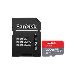 Cartão De Memória Sandisk 200Gb Micro Sdxc Ultra Classe 10