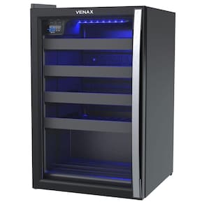 Expositora Champanheira Venax 100L Porta Invertida Preto Fosco 127V 27521