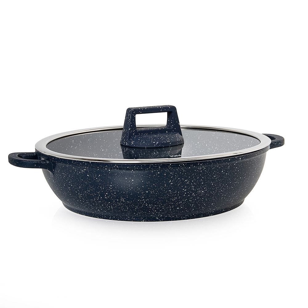 Caçarola Baixa 28cm Azul Graniflon Moda do Chef