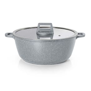 Caçarola 28cm Antiaderente Cinza Graniflon Moda do Chef