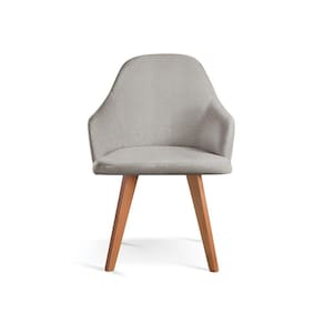 Cadeira Para Mesa De Jantar Manuela linho Cinza 101