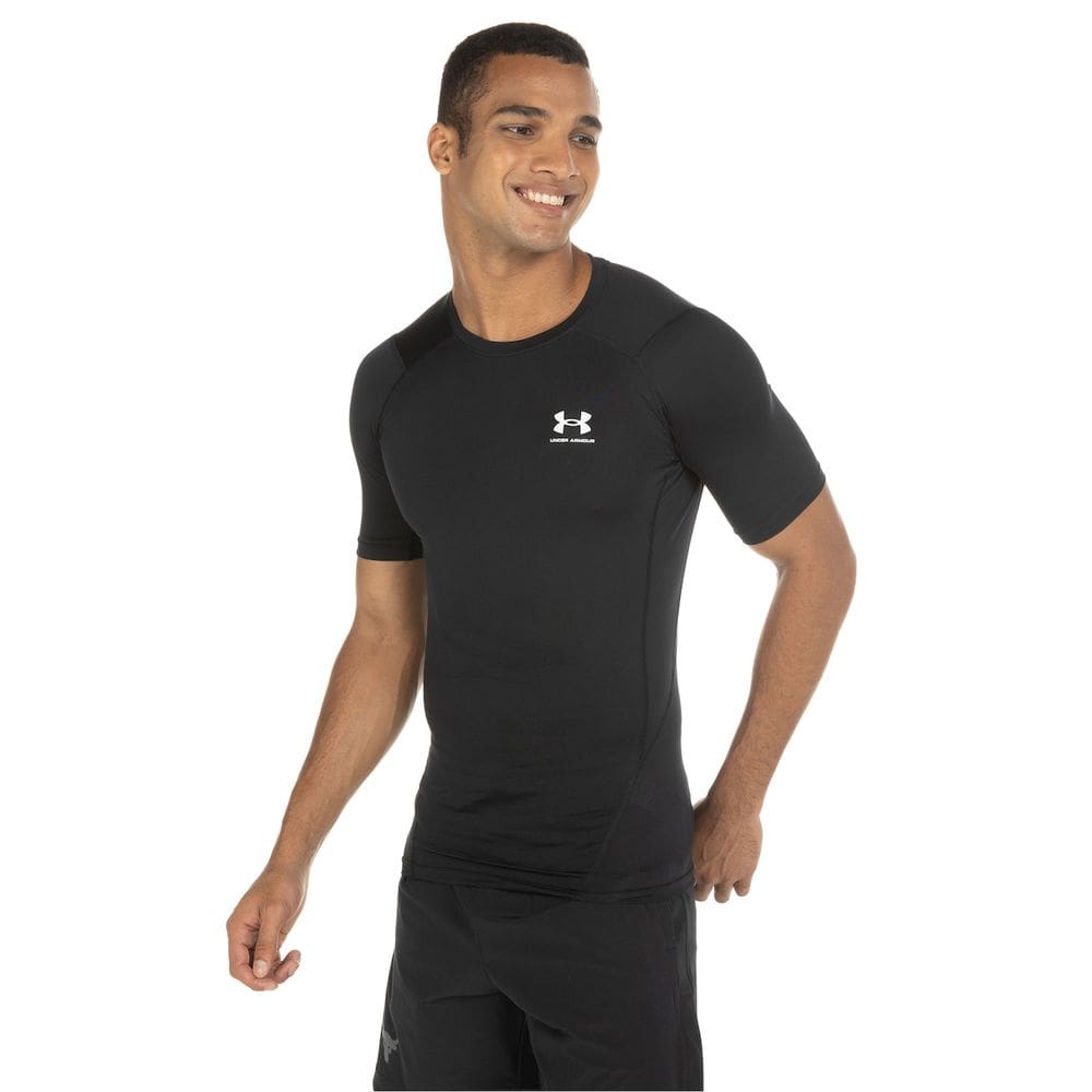 Camiseta de Compressão Under Armour Manga Curta Heatgear - Masculina