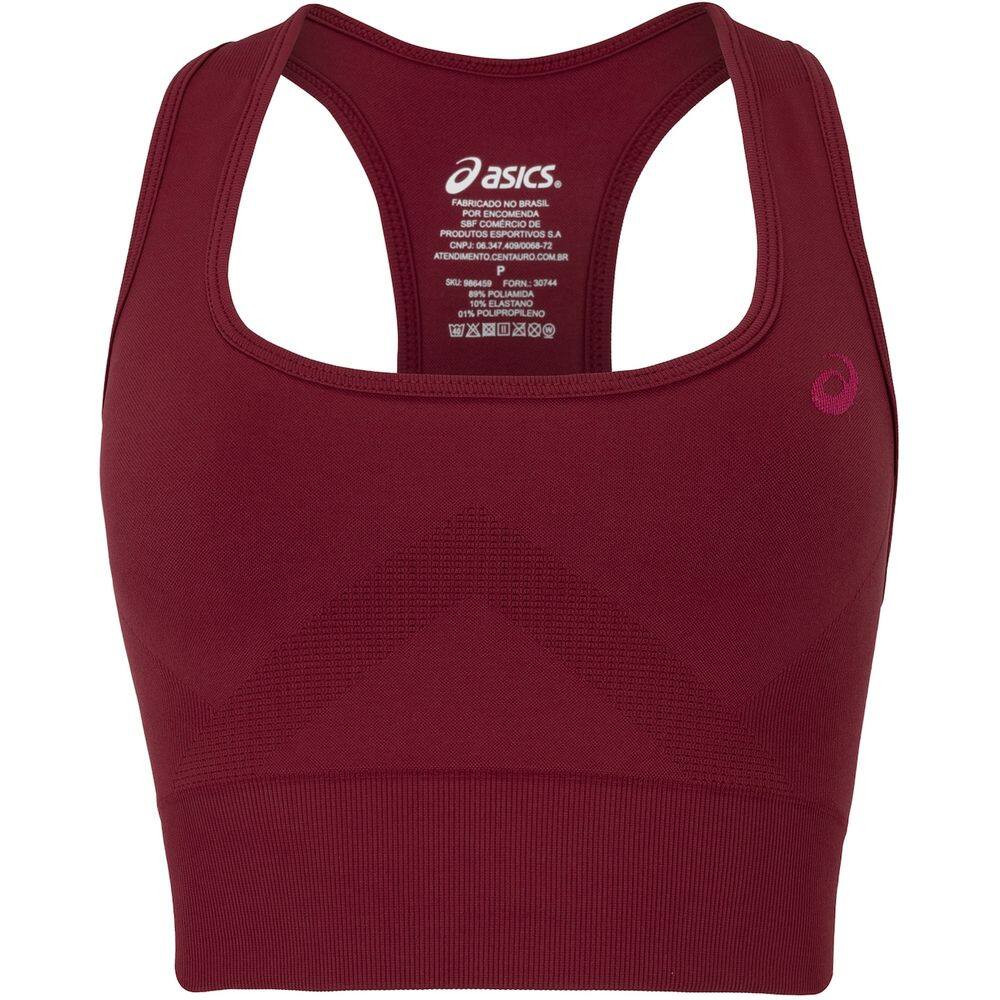 Top Fitness sem Bojo ASICS Alta Sustentação Seamless Fio Emana Adulto