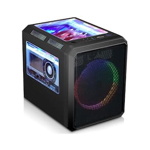Gabinete K-Mex, Microcraft Iii, Mini Itx, Com Fan, Rbw Preto