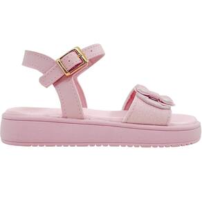 Sandália Infantil Menina Casual Dia a Dia Laço com Brilho Kidy 440-0008