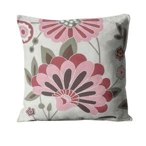 Capa P/ Almofada Bordada 43x43cm - Cap0064 - Branco