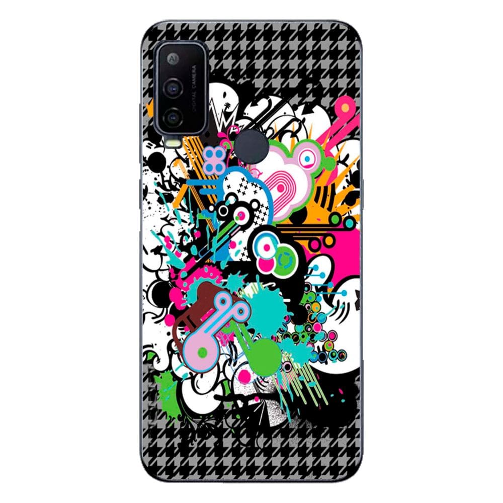 Capa Adesivo Skin022 Verso Para TCL 103