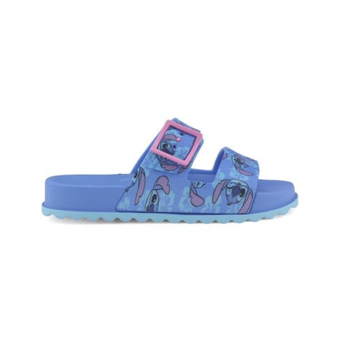 imagem-Chinelo Slide Infantil menina Disney Stitch 23198 Grendene - 28 - Azul doce