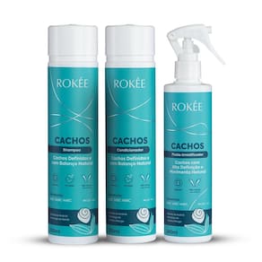 Kit  Shampoo + Condicionador 300ml + Fluído Cachos 240ml