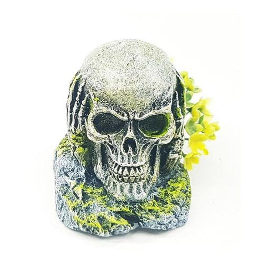 Enfeite Crânio Não Escuto - D23 - Aquária