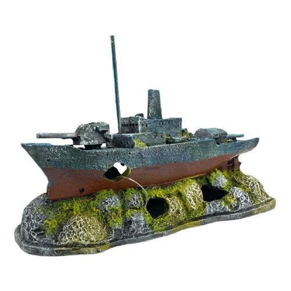 Enfeite Navio Destroyer - B22 - Aquária