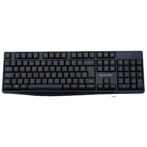 Teclado E Mouse Sem Fio 2.4Ghz Multimidia Usb Com Pilhas