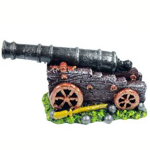 Enfeite Para Aquário- Canhão Naval D08