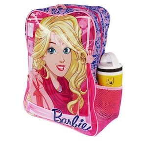 Mochila Infantil Costas Escolar Rosa Média Barbie Infantil