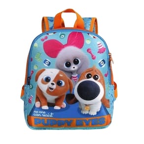 Mochila Infantil Dermiwil Pets Puppy Eyes Azul-37303 Pequena