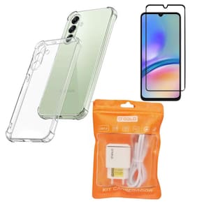 Kit Capinha S24 Plus + Pelicula 3D +Carregador Turbo Tipo-C