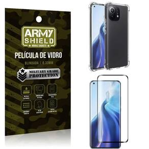 Capa Capinha Mi 11 Anti Shock + Película De Vidro 3D