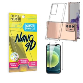 Capa Samsung Note 20 Ultra Anti Shock + Película Nano 9D