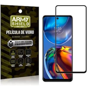 Película De Vidro 3D Blindada Moto E32 - Armyshield