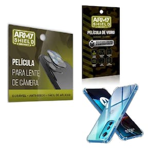 Película De Câmera E Tela Moto Edge 30 E Capinha Anti Shock