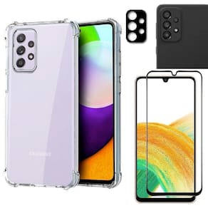 Capinha + Película 3D + Película De Câmera Samsung A33 5G
