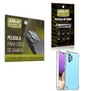 Película De Câmera E Tela Samsung A32 5G E Capinha Antishock