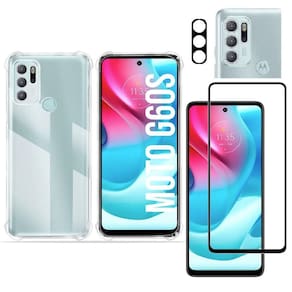 Capinha + Película 3D + Película De Câmera Moto G60S