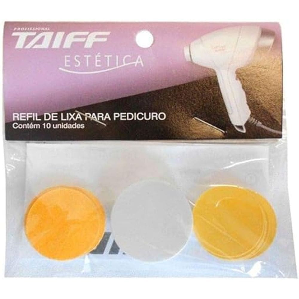 Kit Refil De Lixa Para Pedicuro Taiff