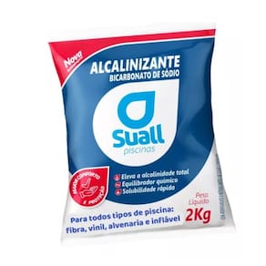 Alcalinizante Elevador de Alcalinidade Para Piscina 2kg Suall