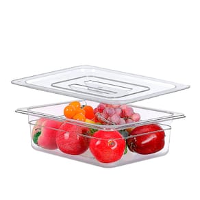 Cuba Gastronomica Com Tampa Gn Buffet Acrilico 1/2 100mm