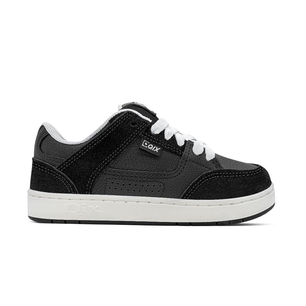 Tênis Qix Infantil Camurça AM | Preto Branco