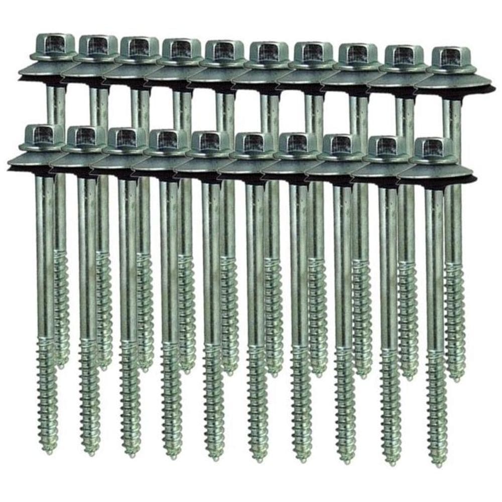 Kit 20 Parafuso Para Telha Com Arruelas 5/16``X150 Mm