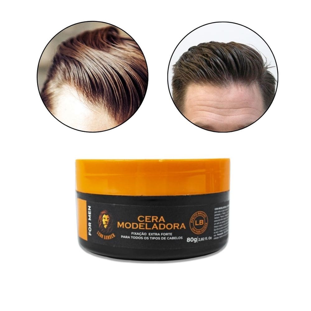 Cera Modeladora Pomada Fixação Extra Forte Efeito Matte 80g