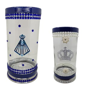 Porta Vela 7 Dias 18 cm Nossa Senhora Aparecida - Selecione