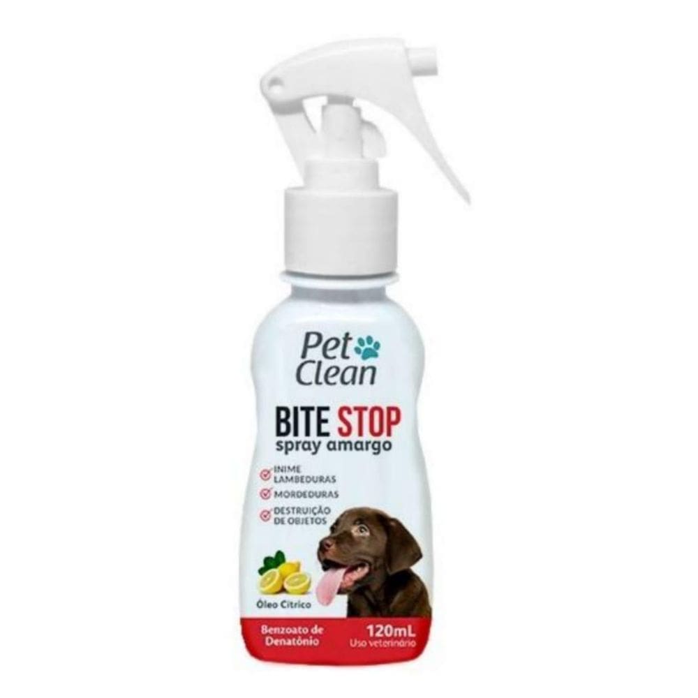 Spray Amargo Bite Stop 120ml - Repelente Treinamento Animais
