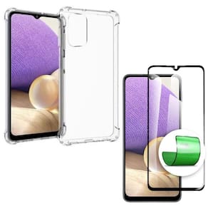 Capa Capinha + Película 9D Cerâmica Samsung A32 5G