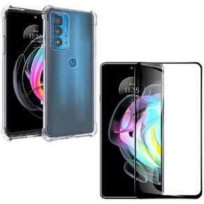 Capa Capinha Edge 20 Pro + Película De Vidro 3D Blindada