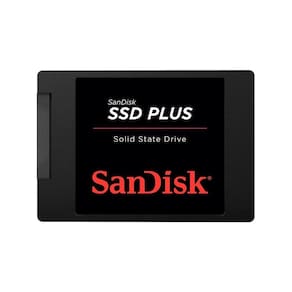 Ssd 1Tb Sandisk Plus, Leitura 535Mb/S, Gravação 350Mb/S,