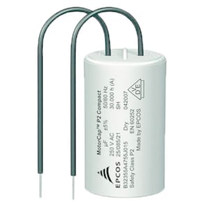 Capacitor Polipropileno Para Motor Ventilador 40 UF MF 250v