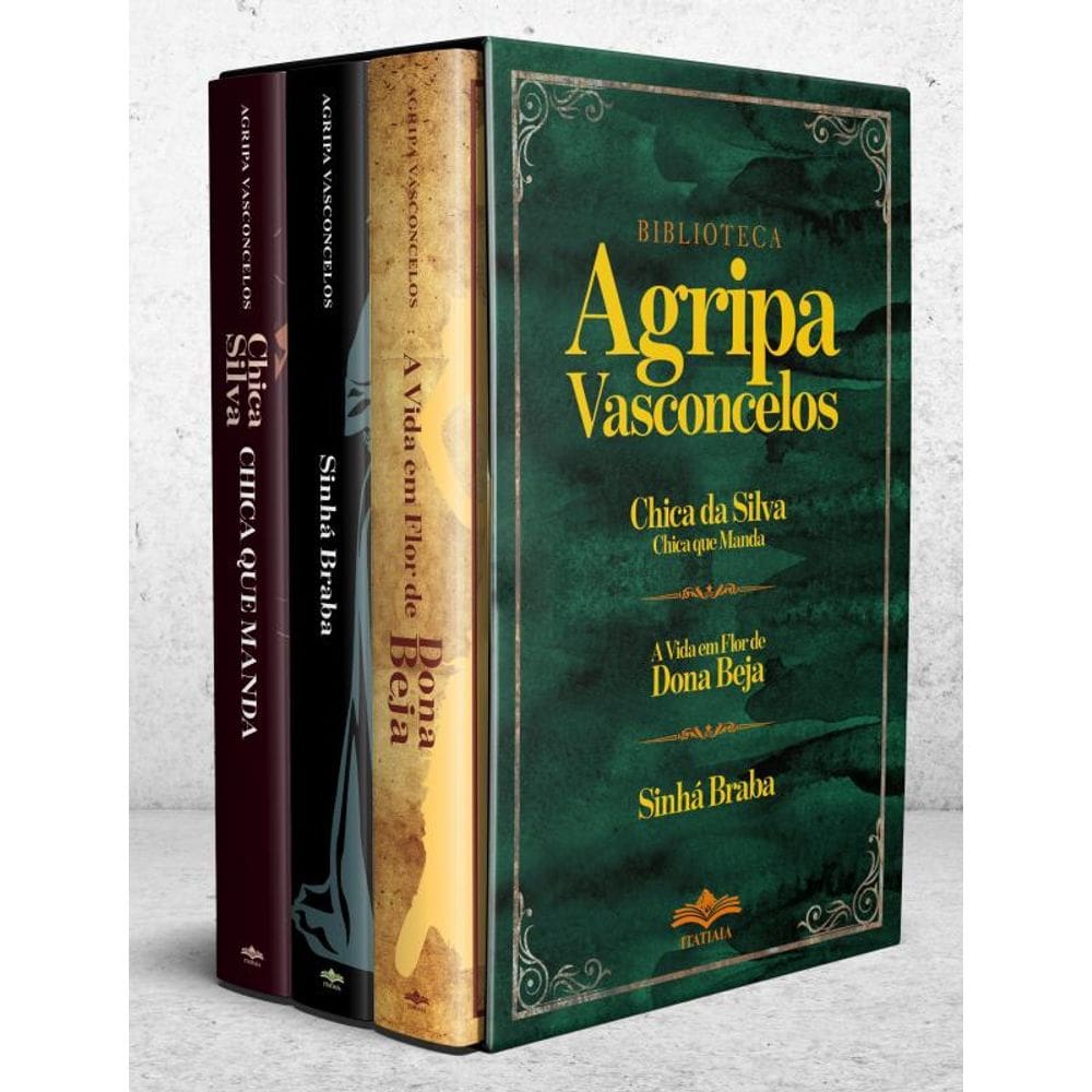 Biblioteca Agripa Vasconcelos - Box com 3 Livros