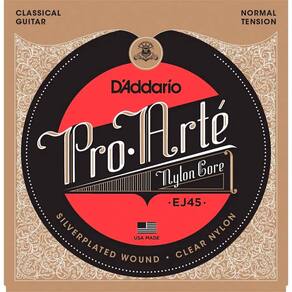 Encordoamento D`Addario Ej45 Tensão Média Para Violão Nylon