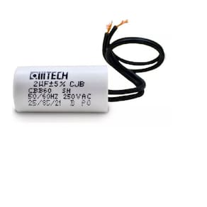 CAPACITOR DE PARTIDA ACV 2 FIOS 2uF X 250V - KIT 06 PÇS