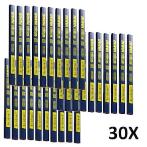 Kit 30 Lápis Carpinteiro E Marceneiro Para Marcações Irwin
