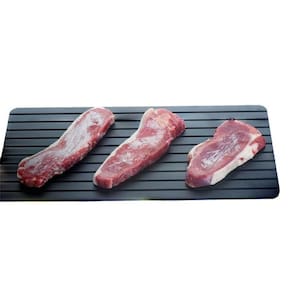 Tabua Cozinha Degelo Descongelar Carne Metal Defrost