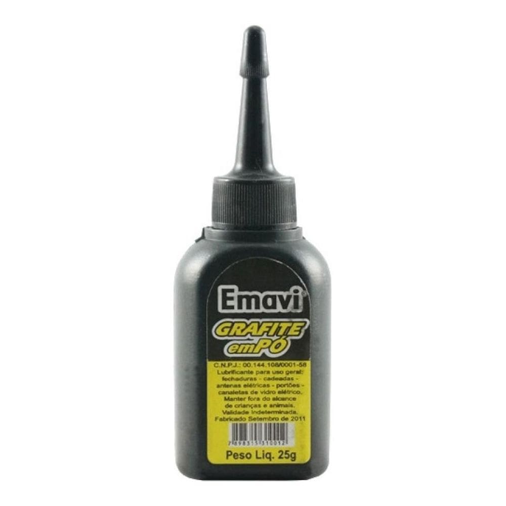 Kit 6 Grafite Em Pó Lubrificante Uso Geral 24G Emavi