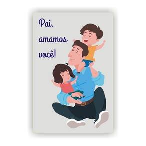 Quadro Placa Decorativa Dia Dos Pais - Modelo 03