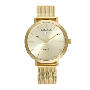 Relógio Seculus Masculino Ref: 44125Gpsvda2 Casual Mesh