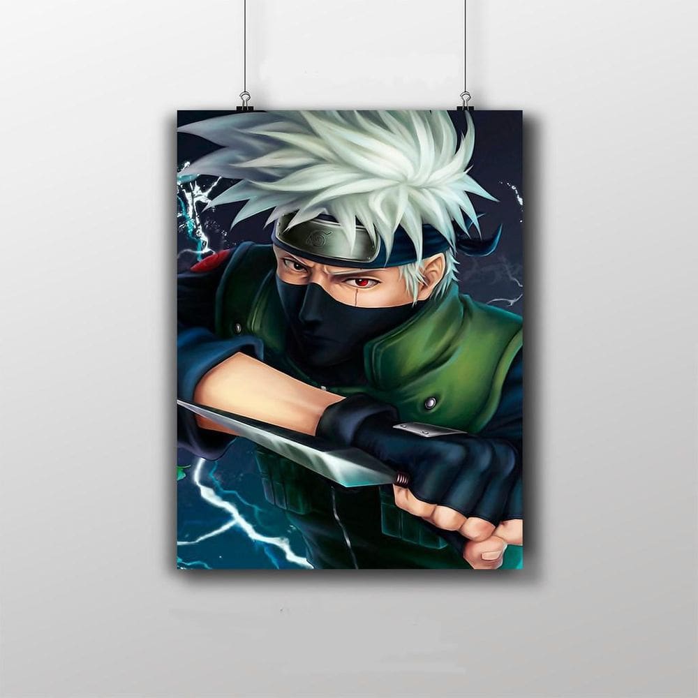 Placa Decorativa Kakashi - Anime Naruto