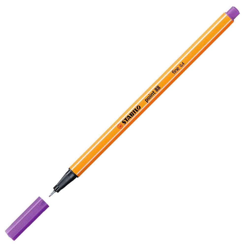 Caneta Stabilo Point 88 Fineliner 0.4Mm 88/59 Lilas Claro